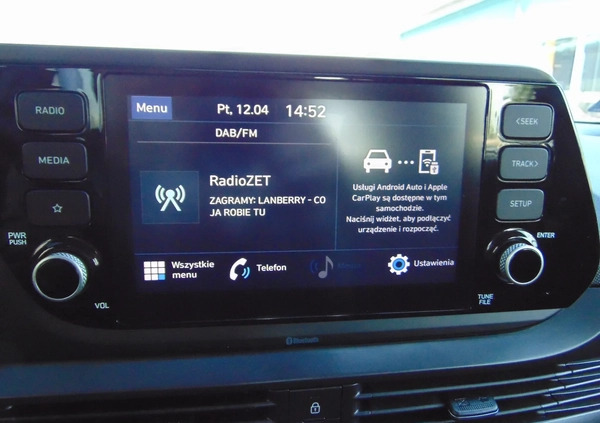 Hyundai Bayon cena 72400 przebieg: 50247, rok produkcji 2021 z Olkusz małe 466